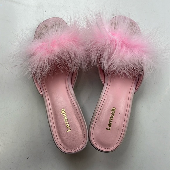 Larroude Marilyn Mule in Tulip Satin Deluxe - Size 7 - G86-16 - Picture 6 of 10